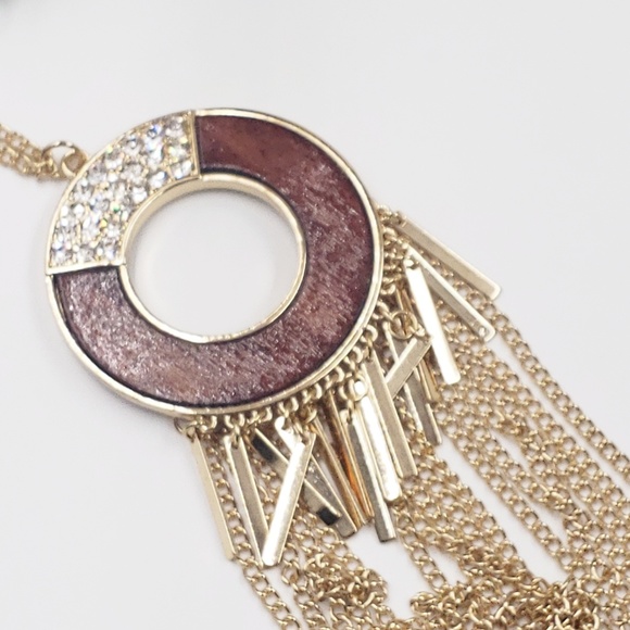 🆕Thalia Sodi Gold Tone Necklace w/ Circle Pendant - Picture 8 of 8